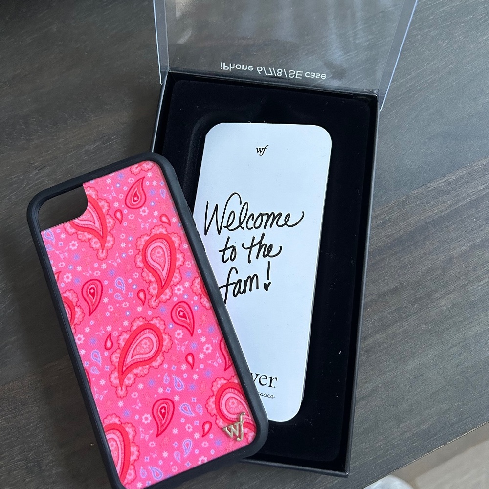 Wildflower Pink Paisley Phone Case